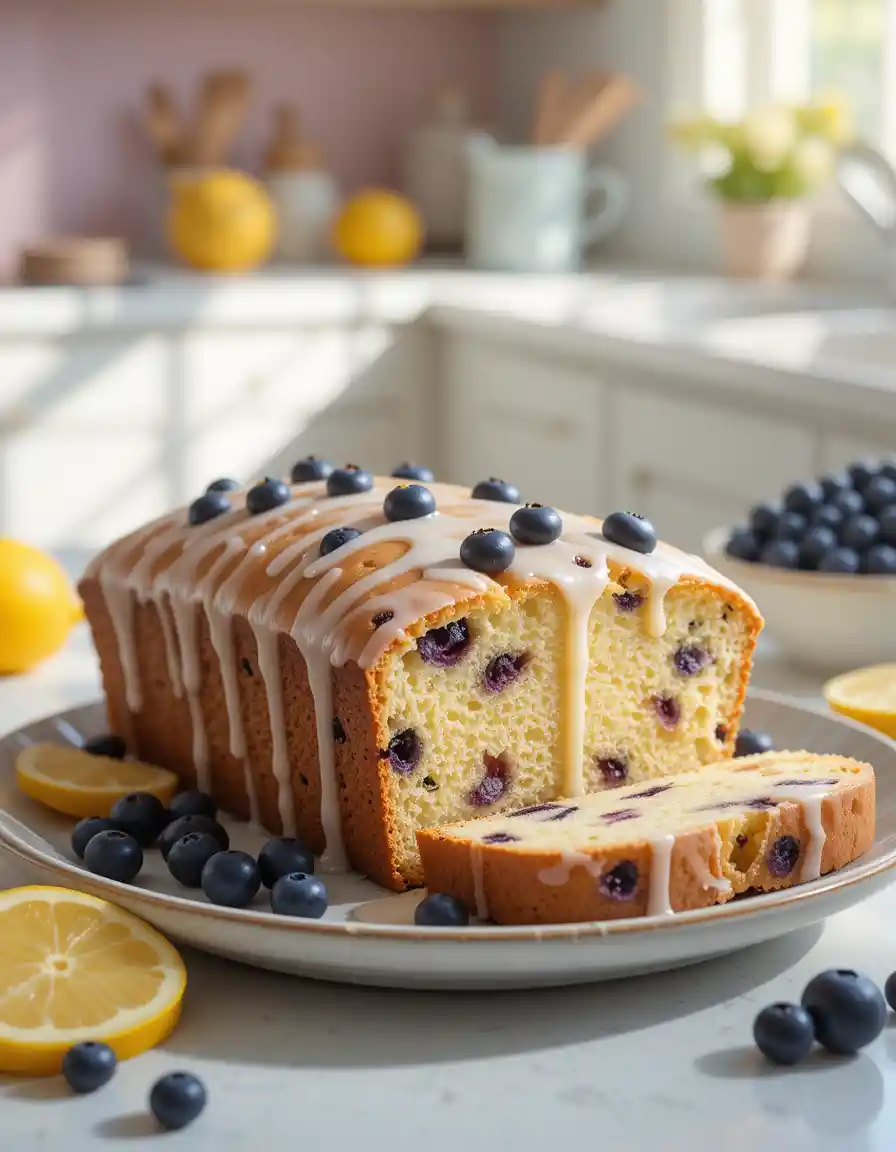 lemon blueberry bread
