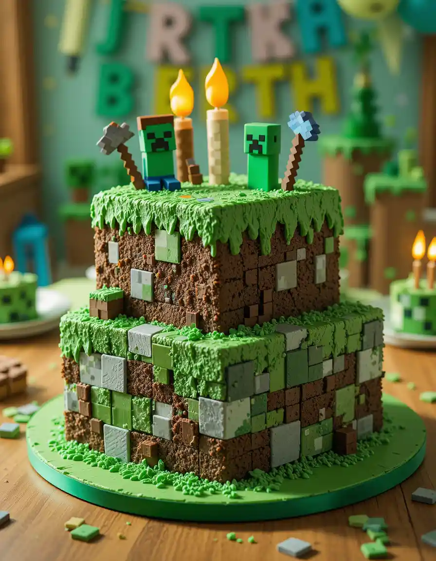 Minecraft Cake