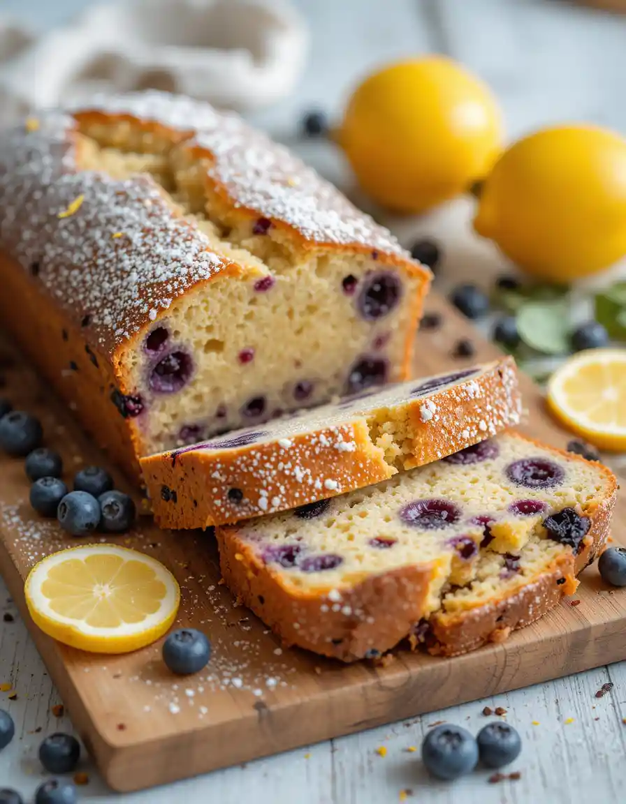 lemon blueberry bread