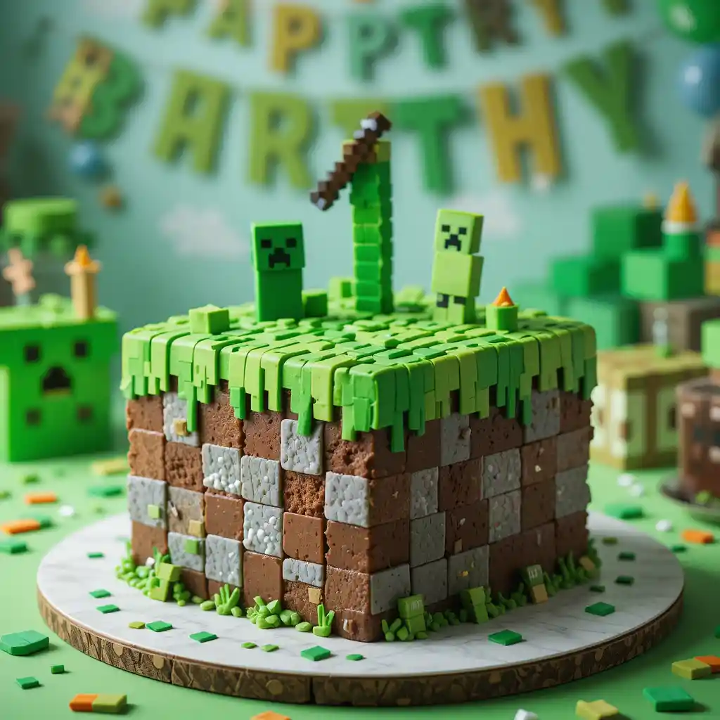 Minecraft Cake