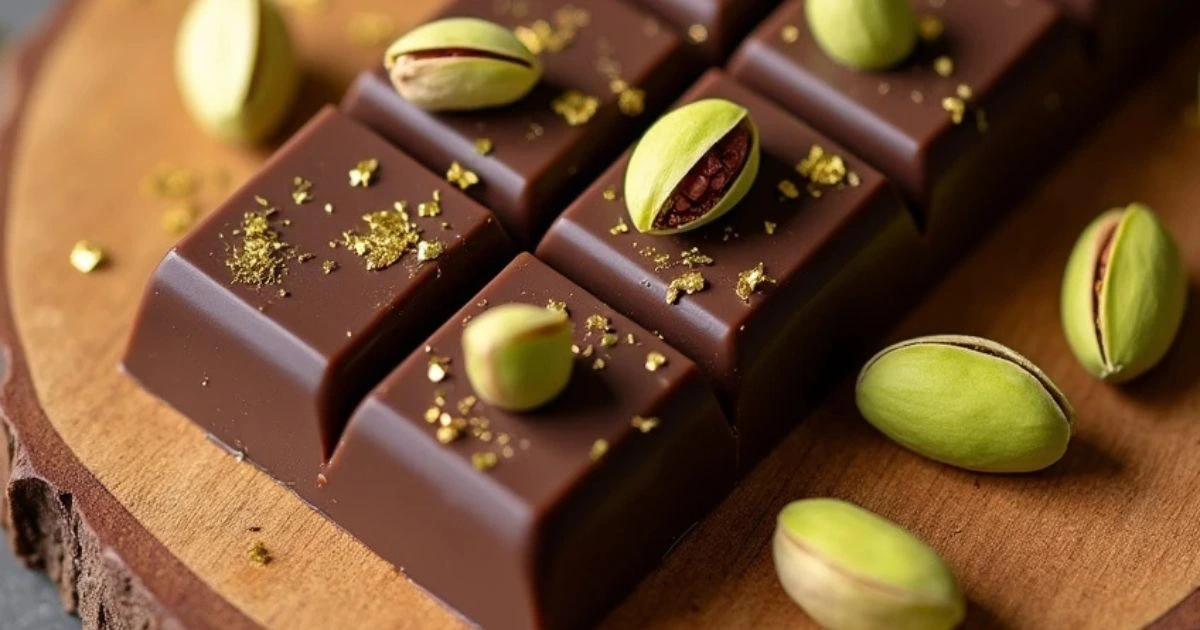 pistachio chocolate bar