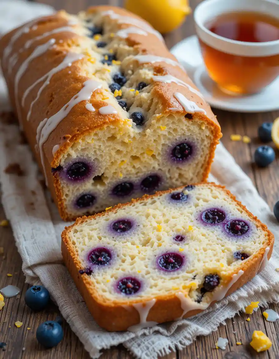 lemon blueberry bread