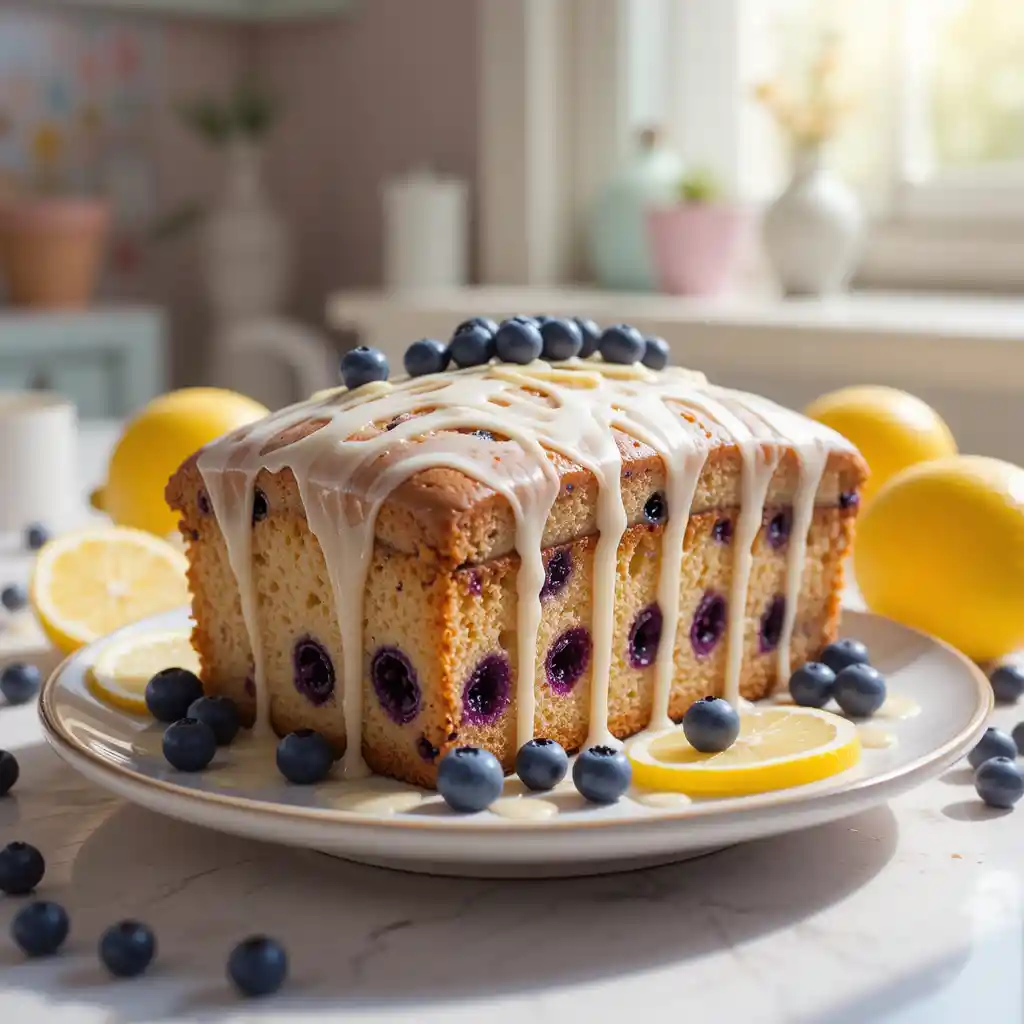 lemon blueberry bread