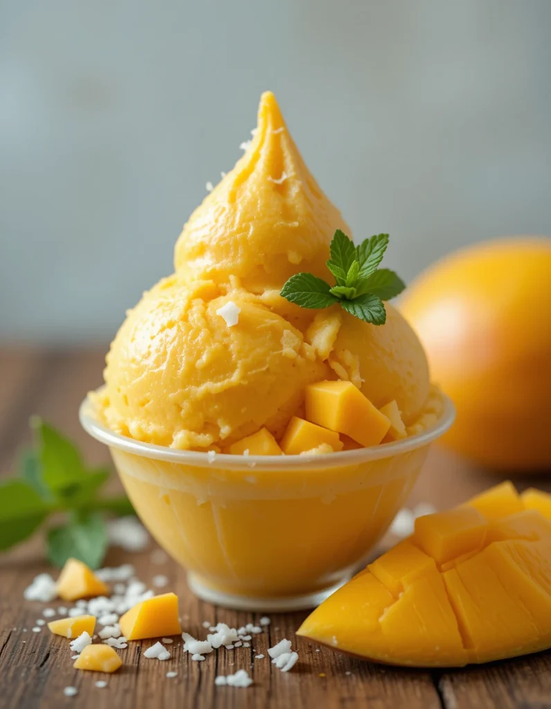 Propitious Mango Ice Cream
