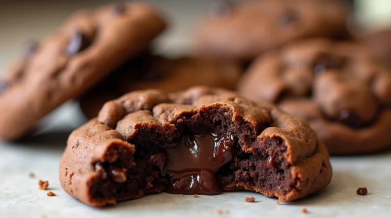 Double Chunk Chocolate Cookies