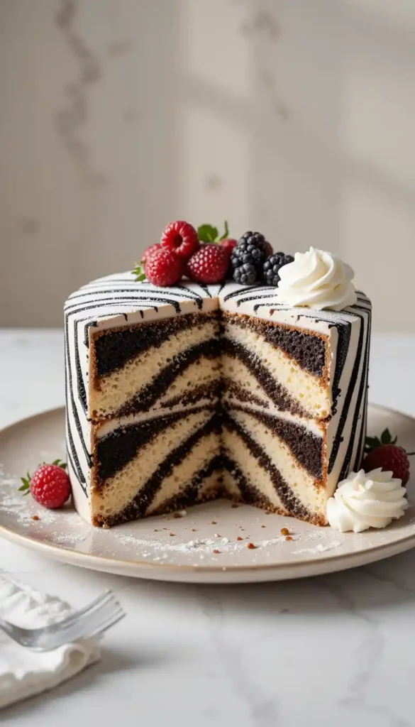 zebra cake