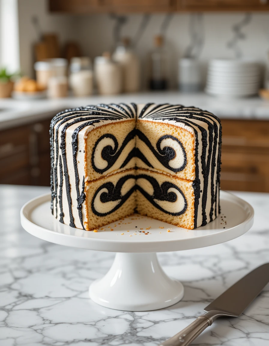 zebra cake