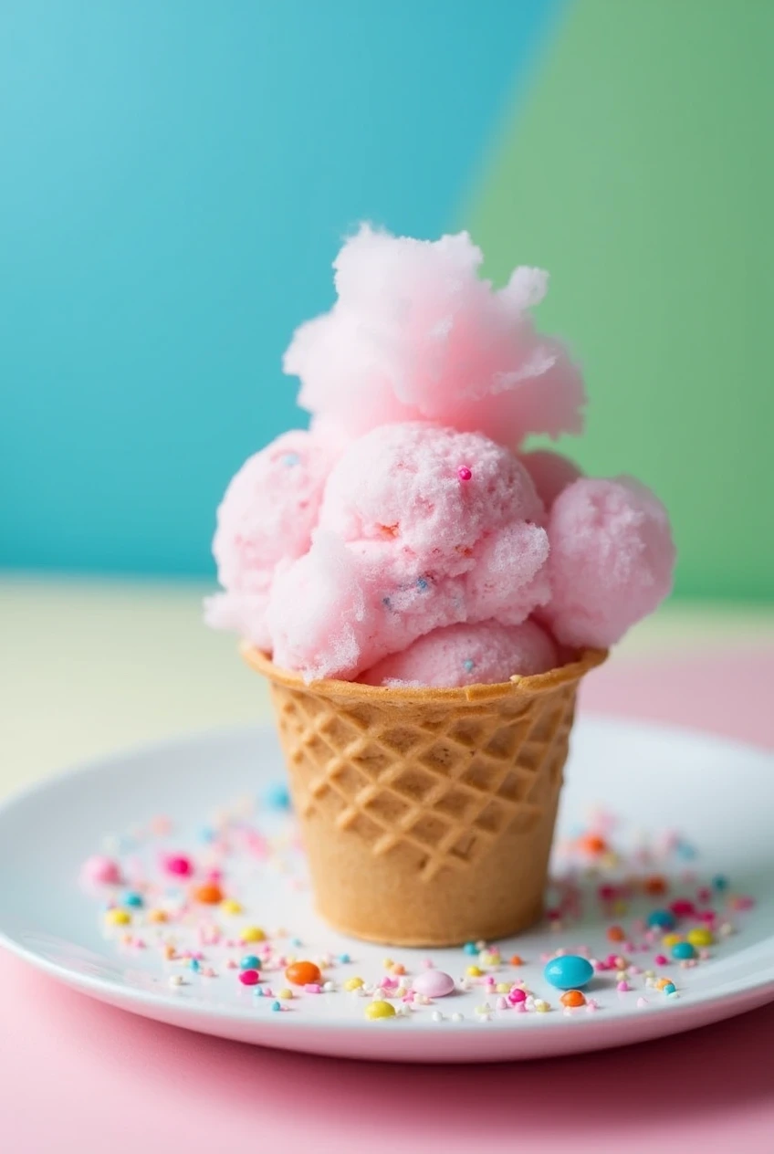 Cotton Candy Ice Cream