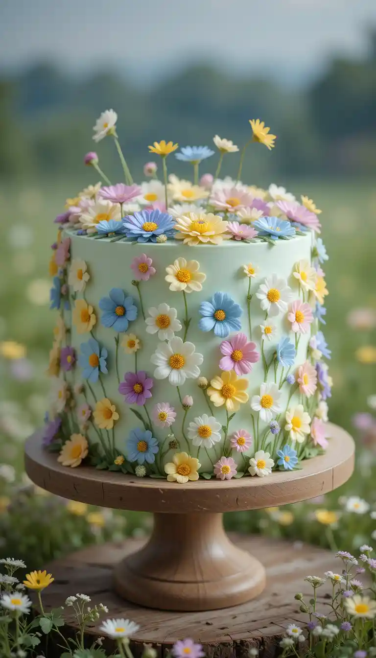 Flower Birthday Cake