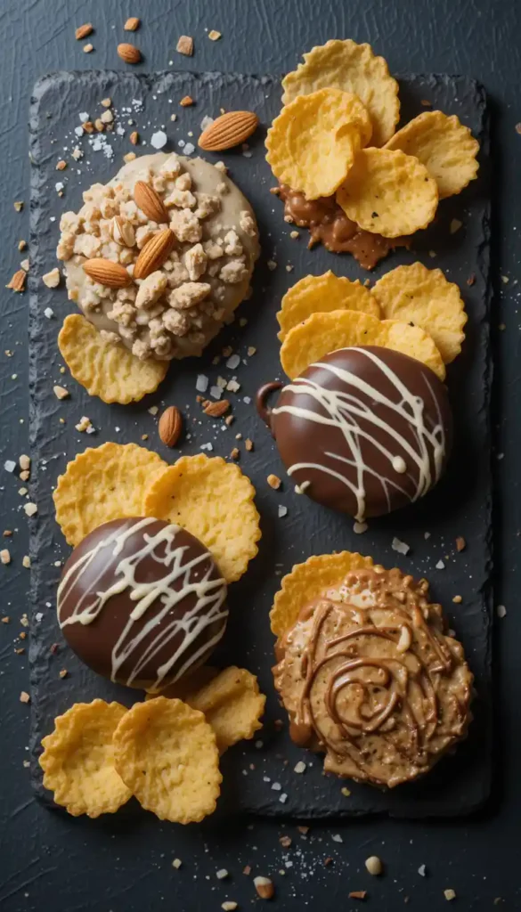 chocolate covered potato chips