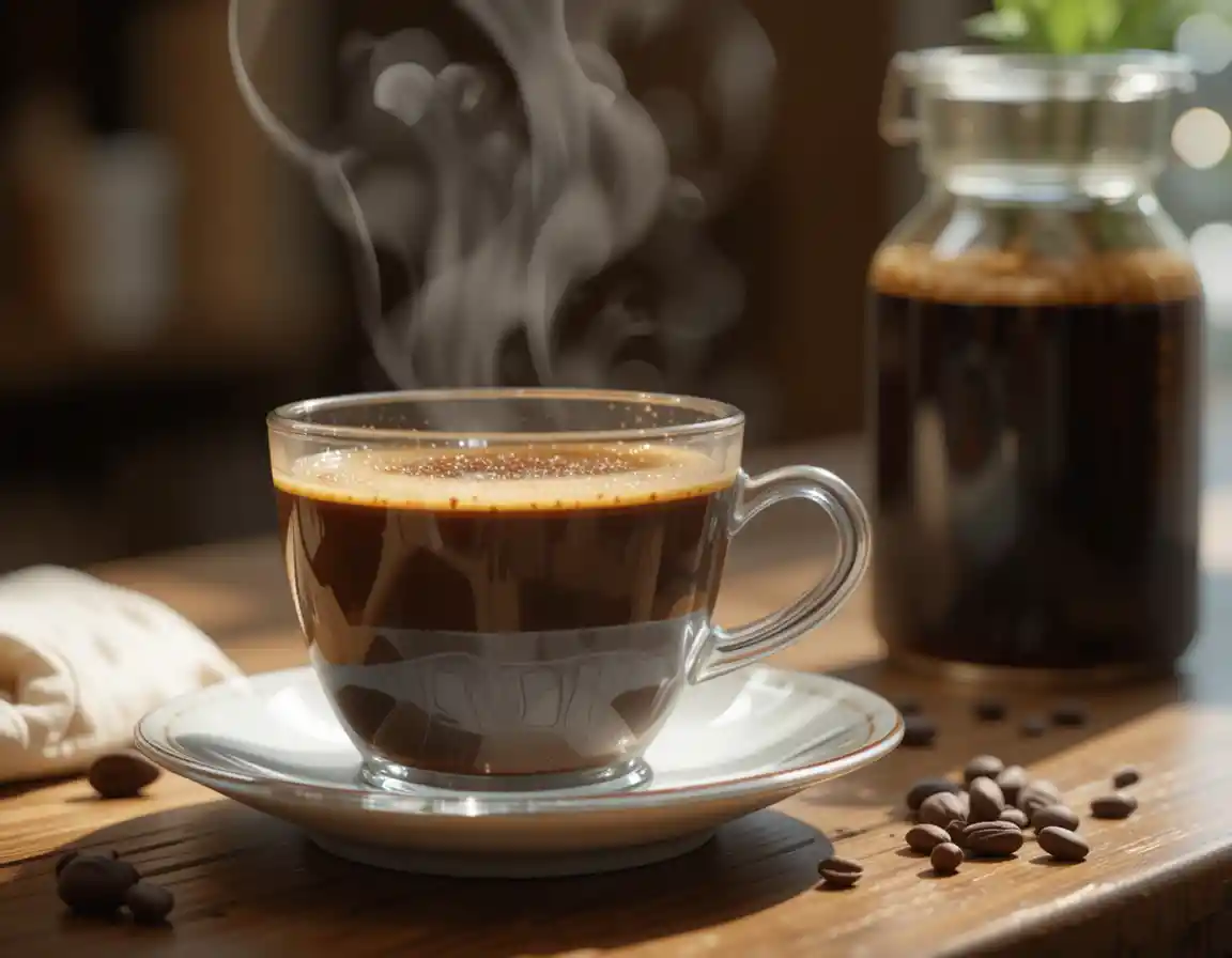 freshly brewed coffee