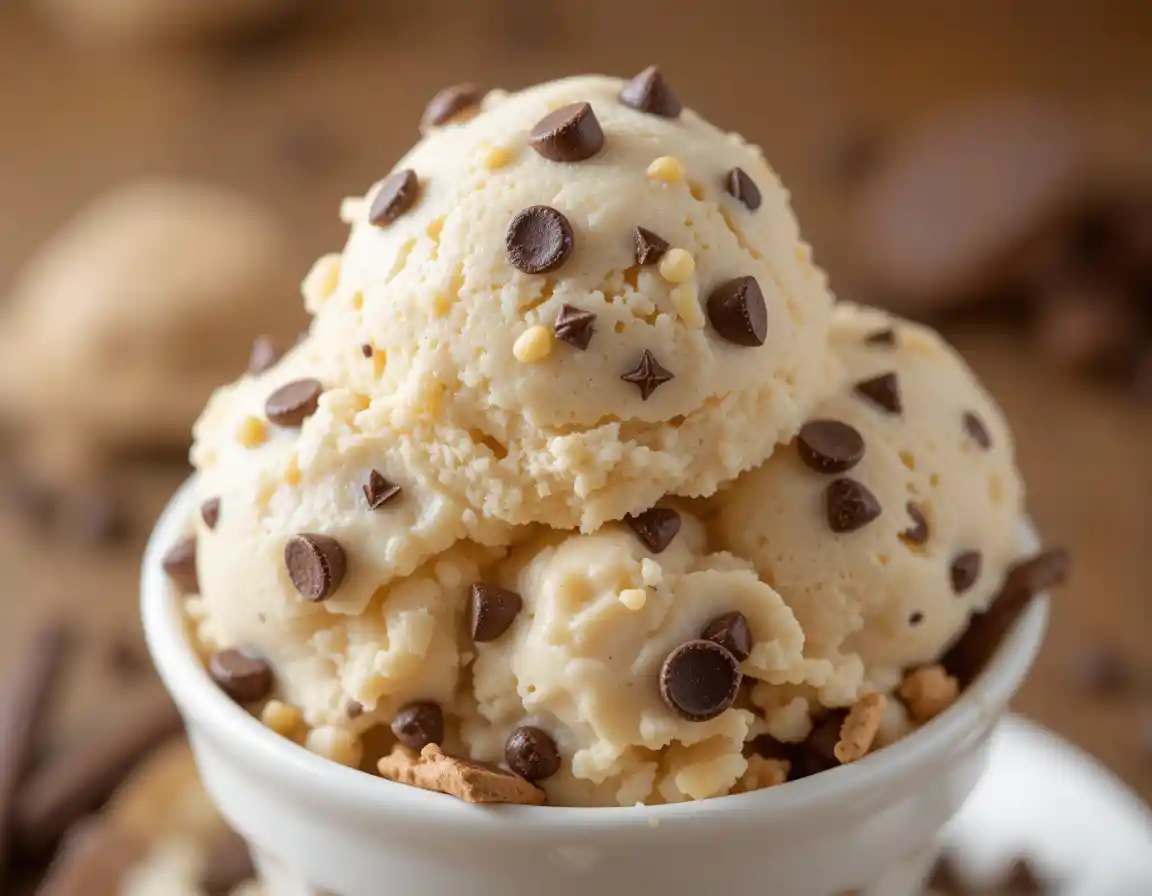 Double Chocolate Chip Ice Cream in Vanilla