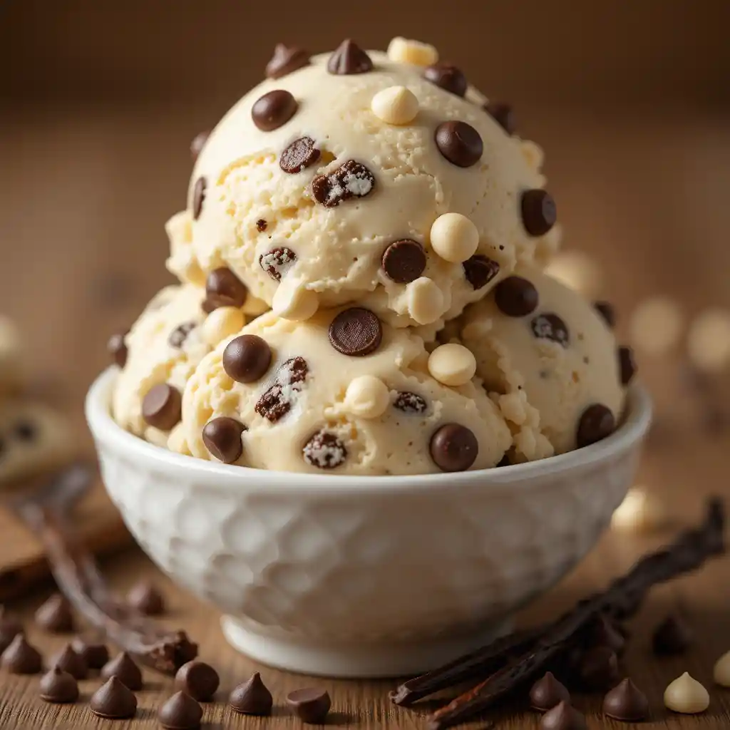 Double Chocolate Chip Ice Cream in Vanilla