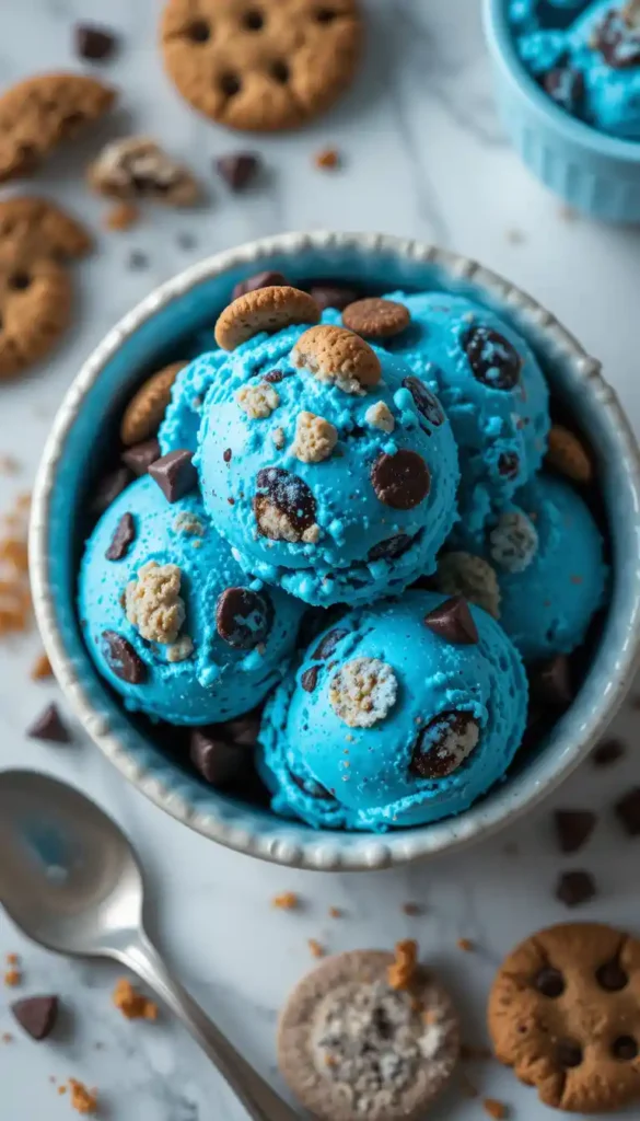 Cookie Monster Ice Cream