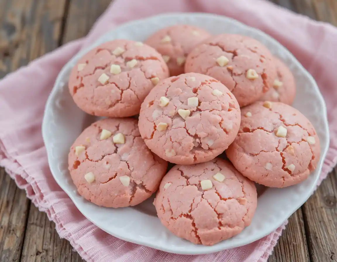 pink cookies