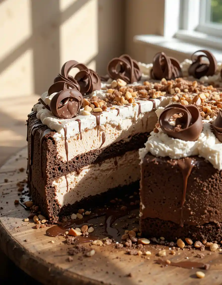 Mud Pie Ice Cream Cake