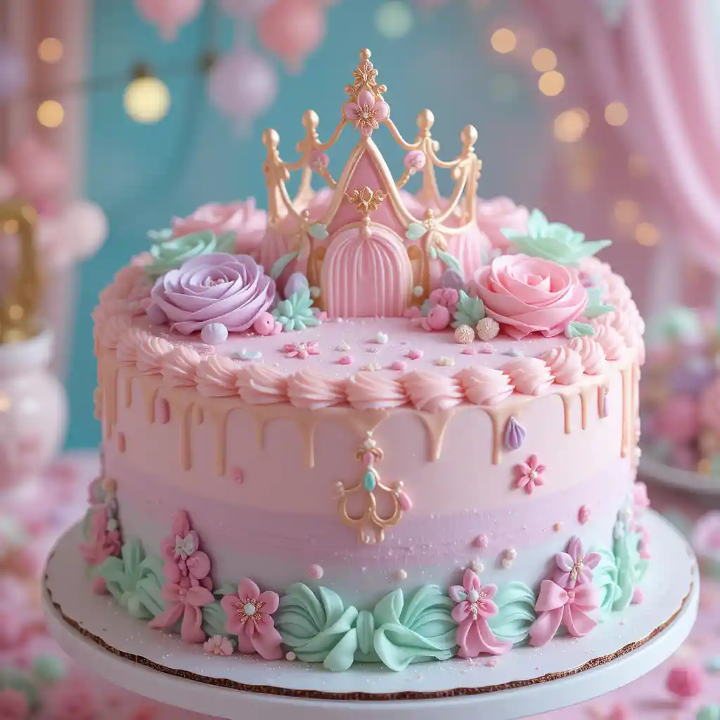 Girlish Cake Design