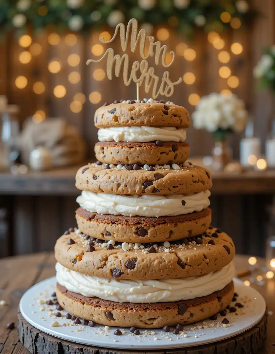 Cookie Cake Wedding Cake