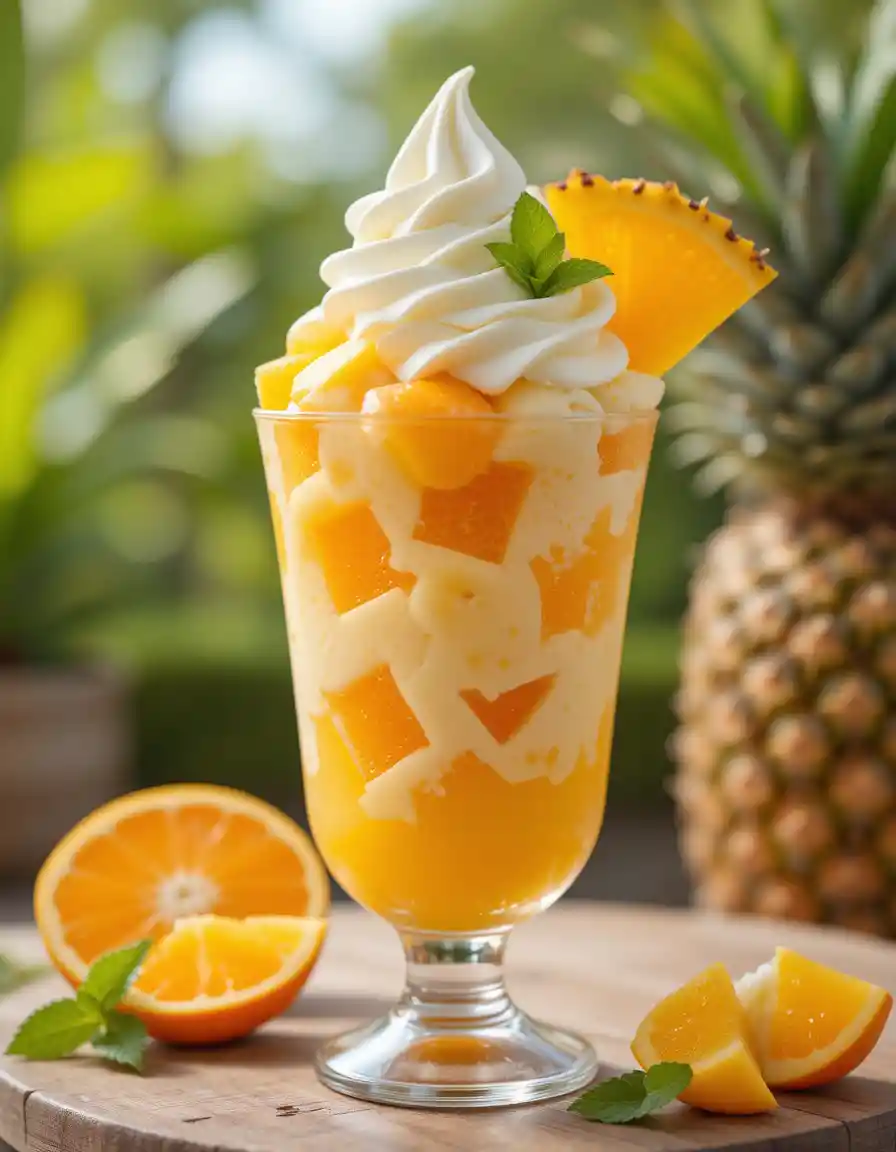 Orange Pineapple Ice Cream