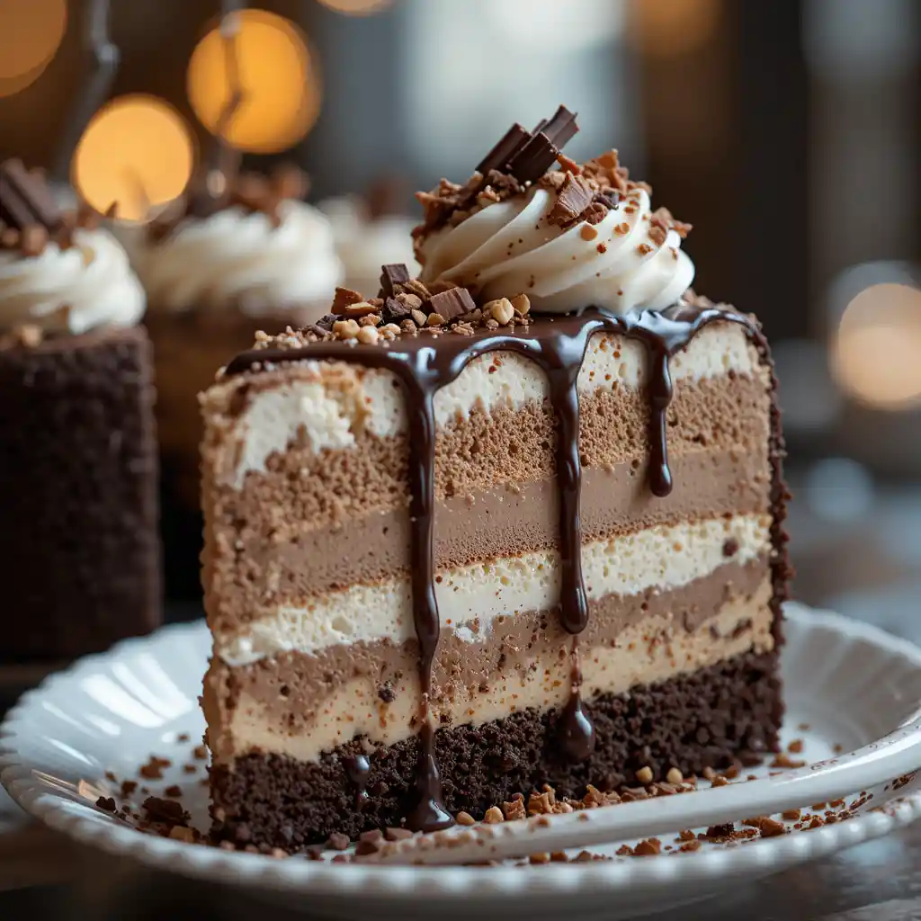 Mud Pie Ice Cream Cake
