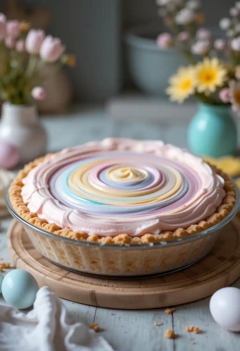Easter Swirl Pie