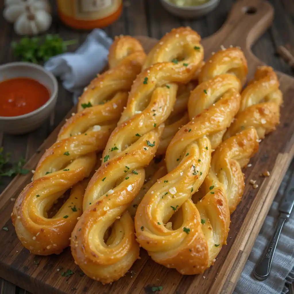 Garlic Bread Twists