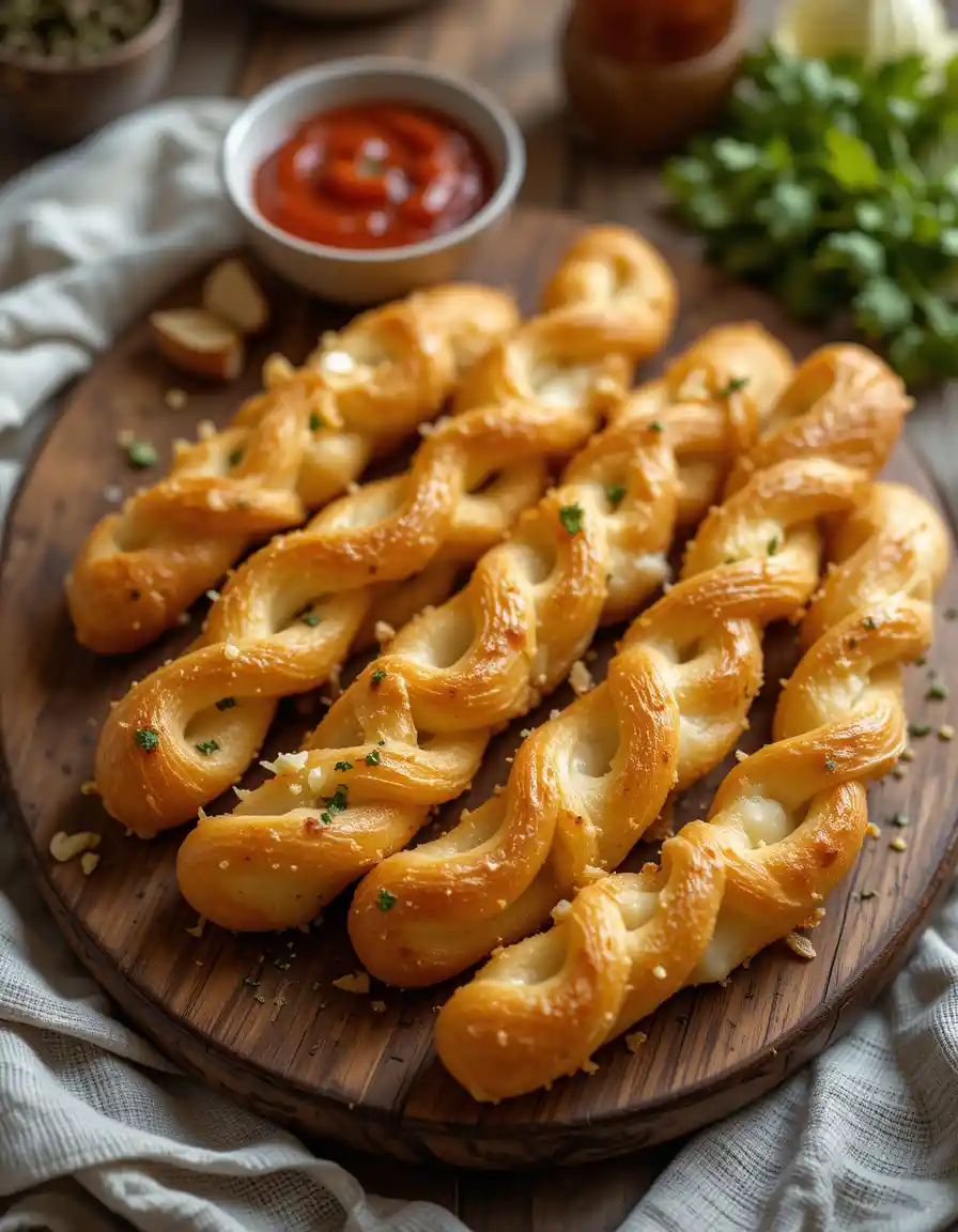Garlic Bread Twists