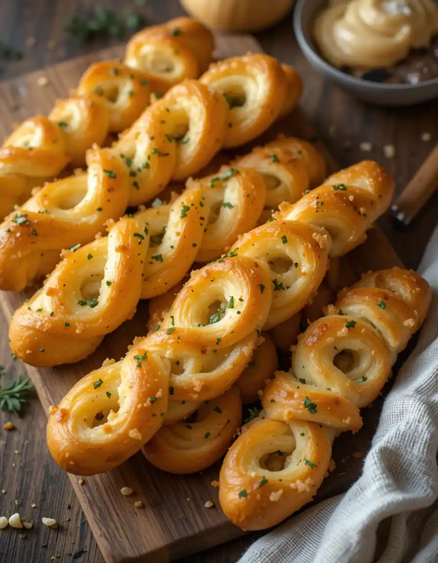 Garlic Bread Twists