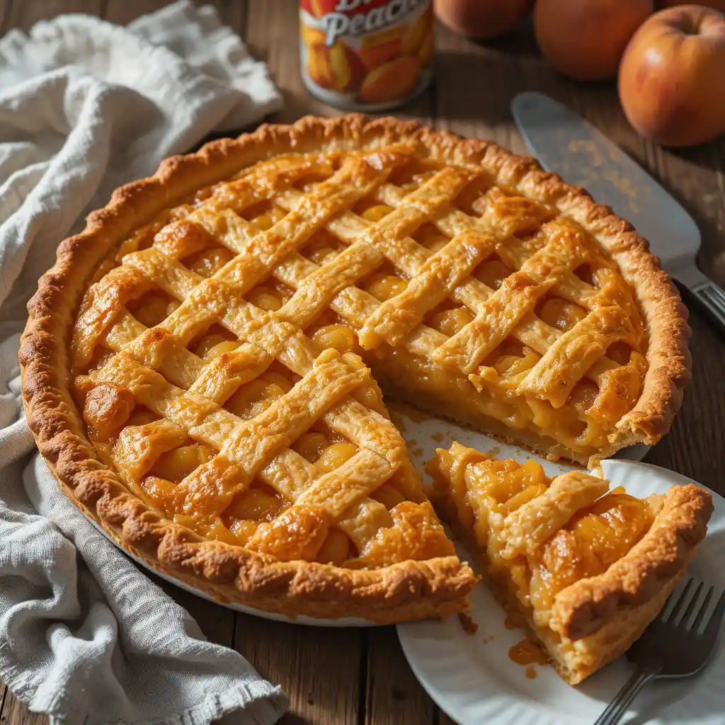 Canned Peach Pie