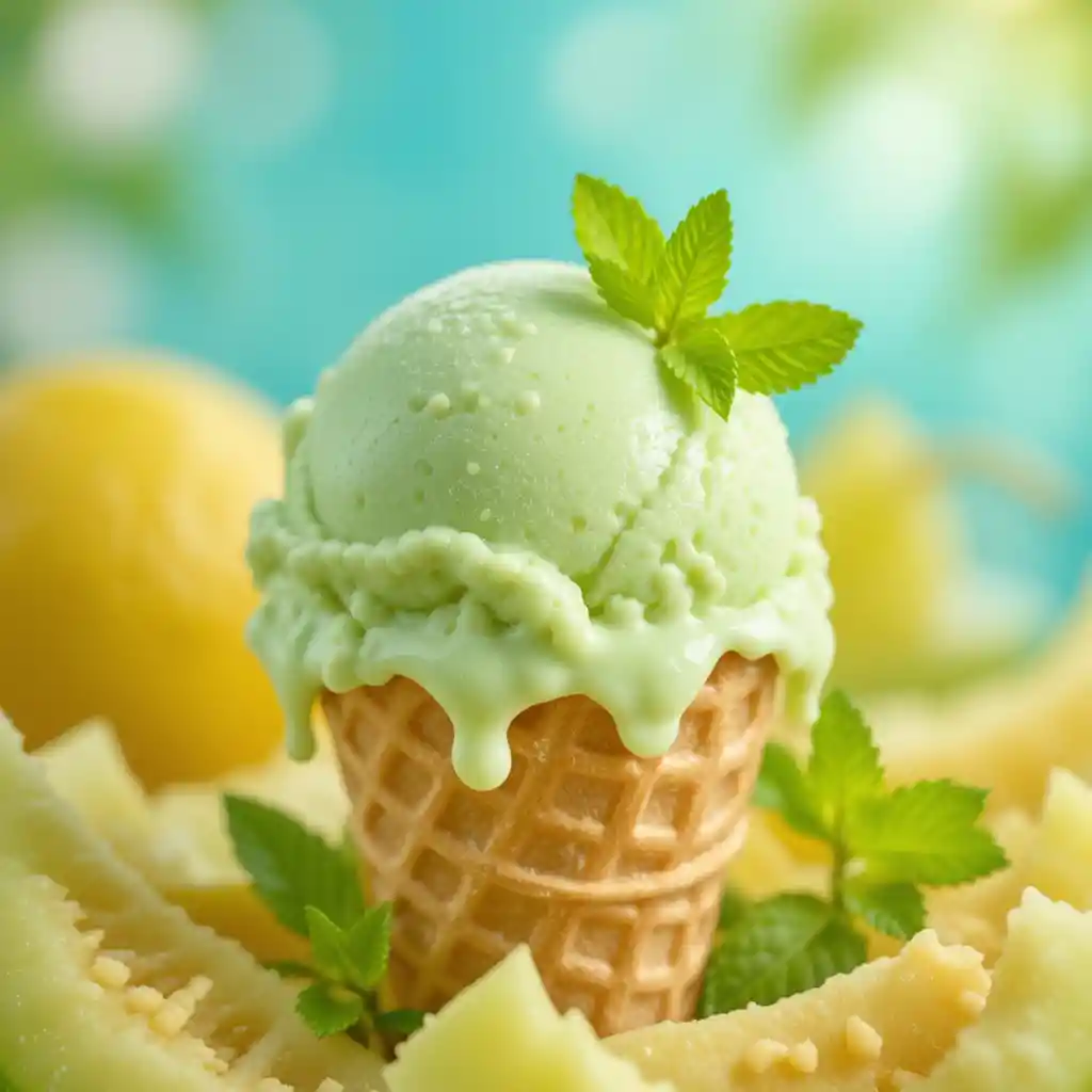 Honeydew Melon Ice Cream