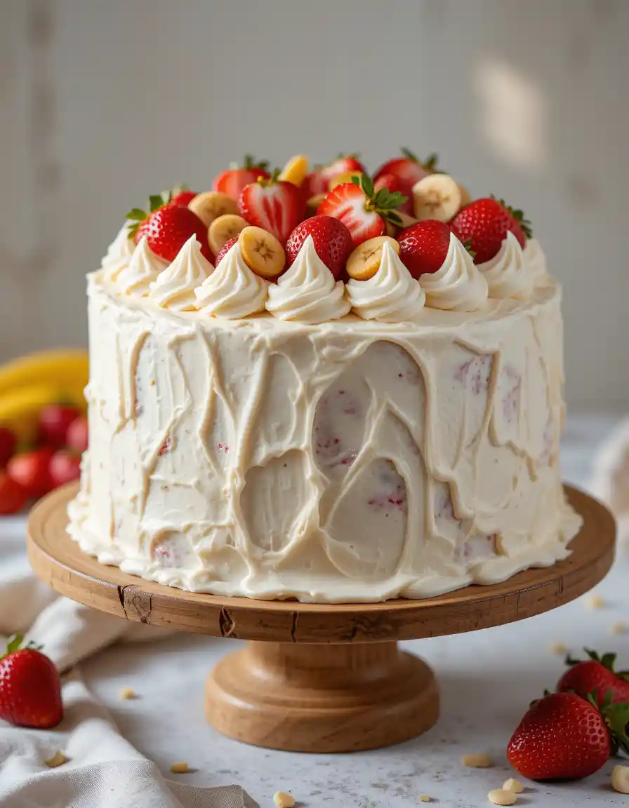 Strawberry Banana Cake