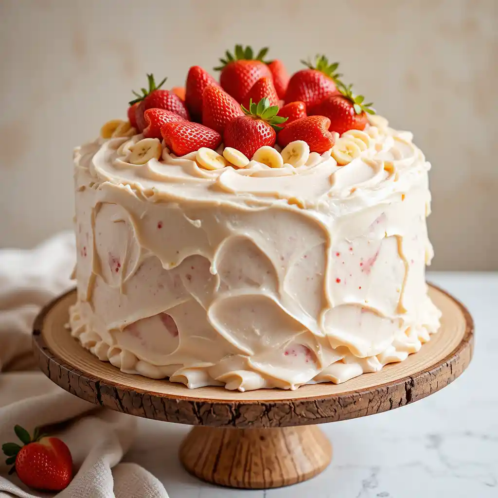 Strawberry Banana Cake
